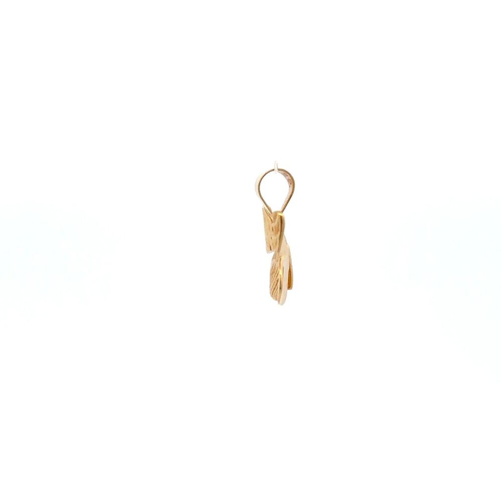 18K Gold Pendant Butterfly 1.57 grams - Picture 7 of 13